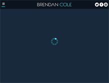 Tablet Screenshot of brendancole.com